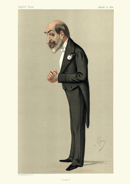 阿瑟爵士，议会，《名利场》漫画，1874年图片下载