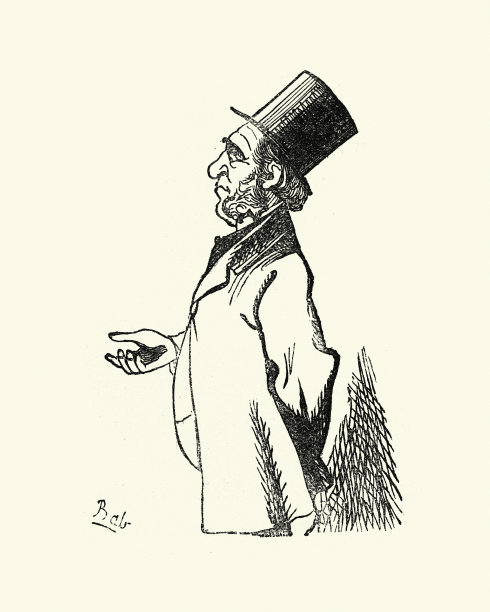 沉闷和暴躁的人，维多利亚时代的伦敦人物，1850年代图片下载