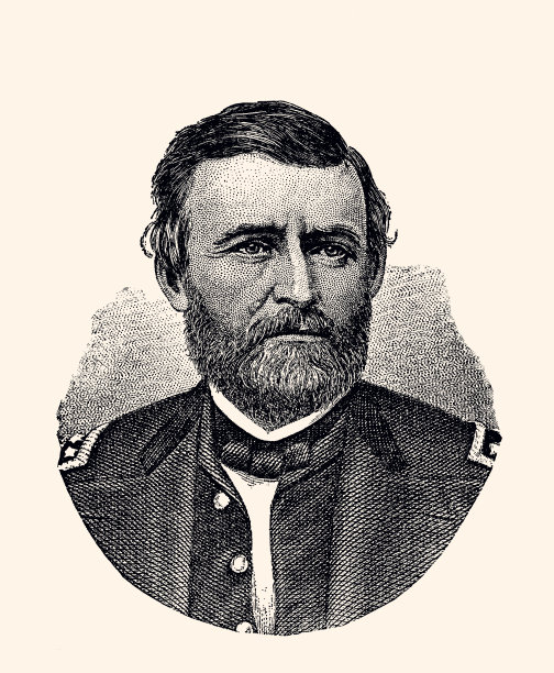 尤利西斯·辛普森·格兰特:美国联邦军队的将军，在美国内战期间- xxxl有很多细节-图片下载