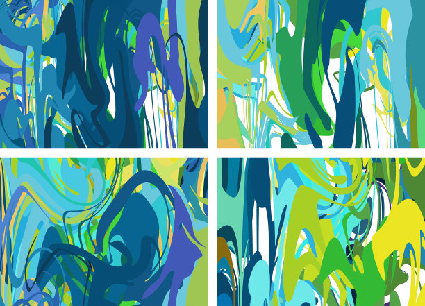 波普艺术无缝多色图案图片下载