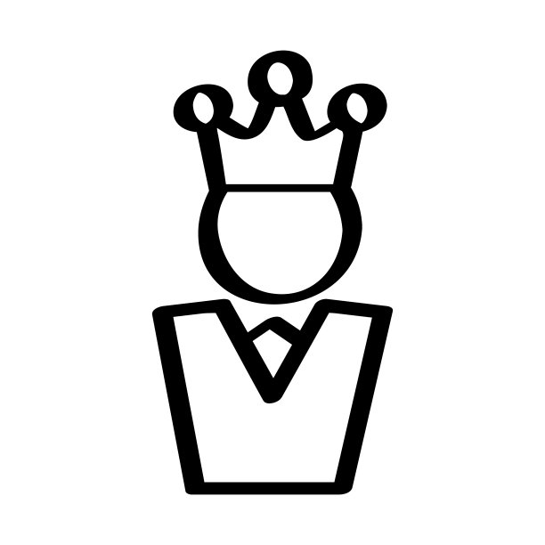 年度最佳员工手绘图标图片下载