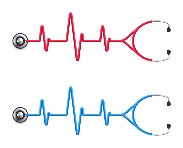 听诊器心脏脉搏描记图片下载