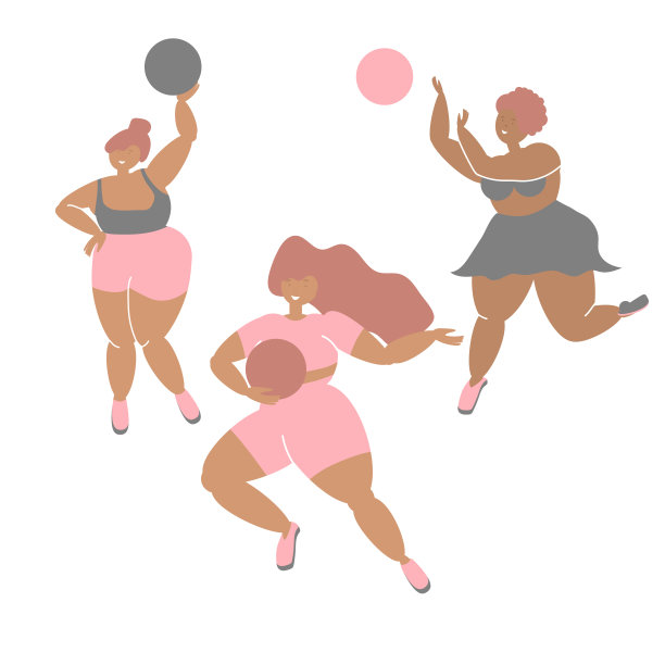 一组曲线优美的女孩穿着瑜伽服图片下载