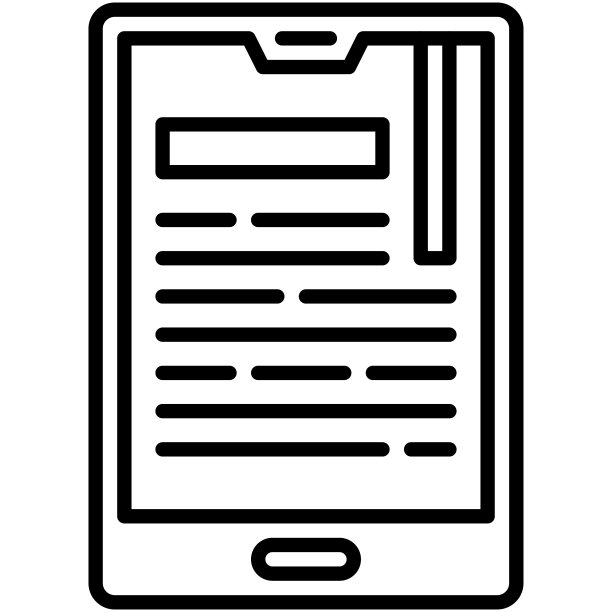 电子书图标，高中相关矢量插图图片下载