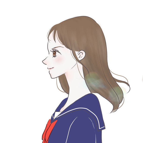 学校的女孩图片下载