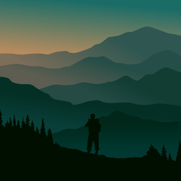 晚上美丽的风景图片下载