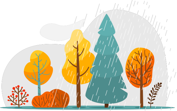 秋天的雨景带有雨的纹理云图片下载