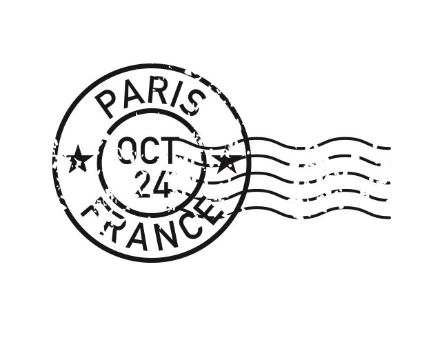 复古邮戳邮票图标图片下载