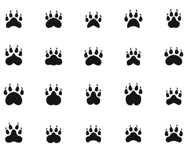 爪印图标图片下载