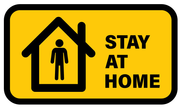 呆在家里的标志图片下载