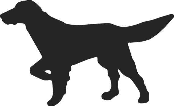 指针狗轮廓图片下载