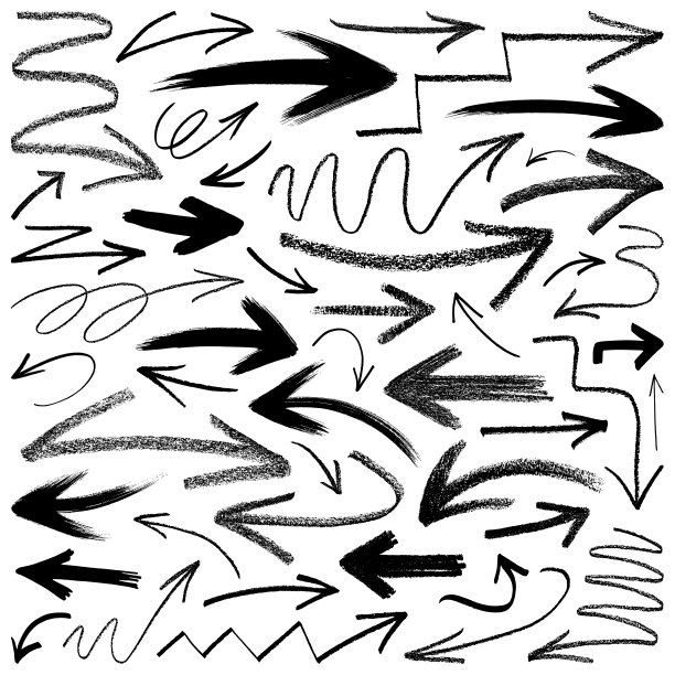 箭头，矢量设计元素图片下载