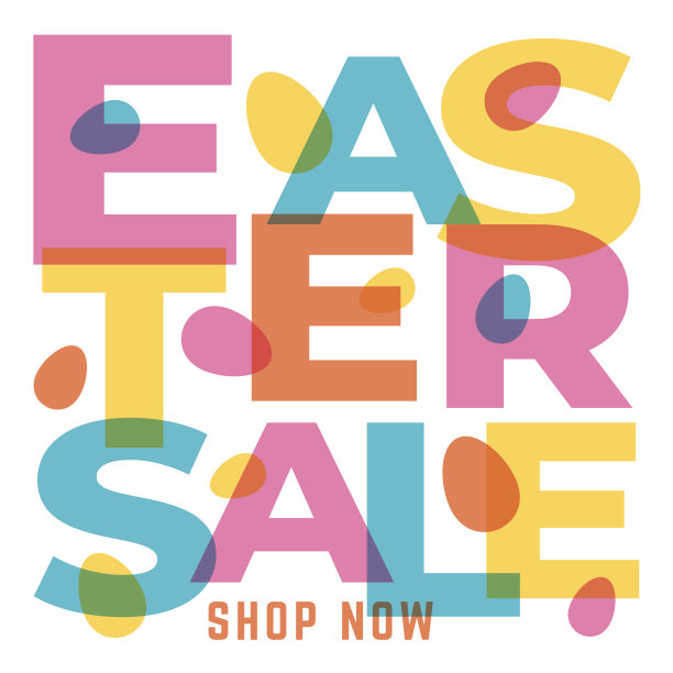 复活节销售设计的广告，横幅，传单和传单。图片下载