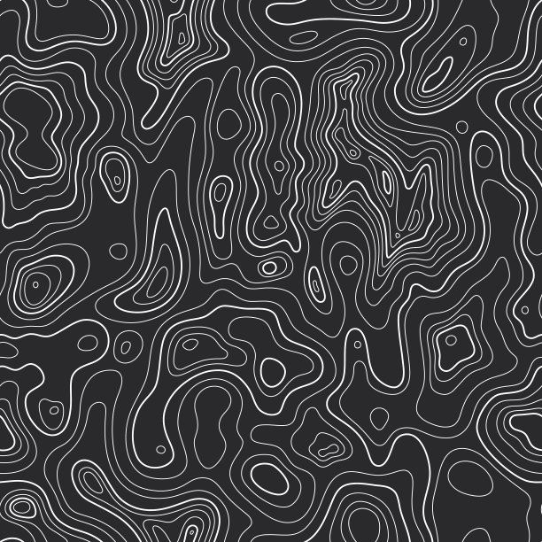 无缝地形等高线图片下载