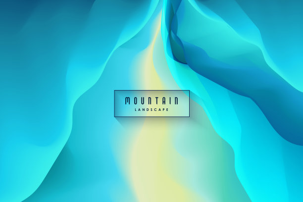 抽象的山脉背景，动态效果。自然背景。图片下载