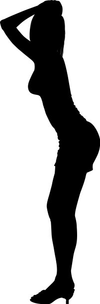 小姐轮廓图片下载