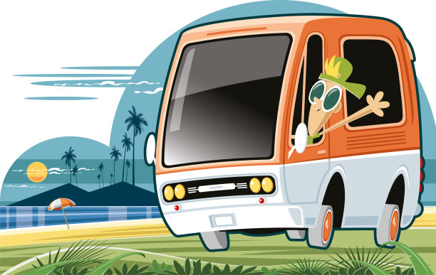 坐大篷车图片下载