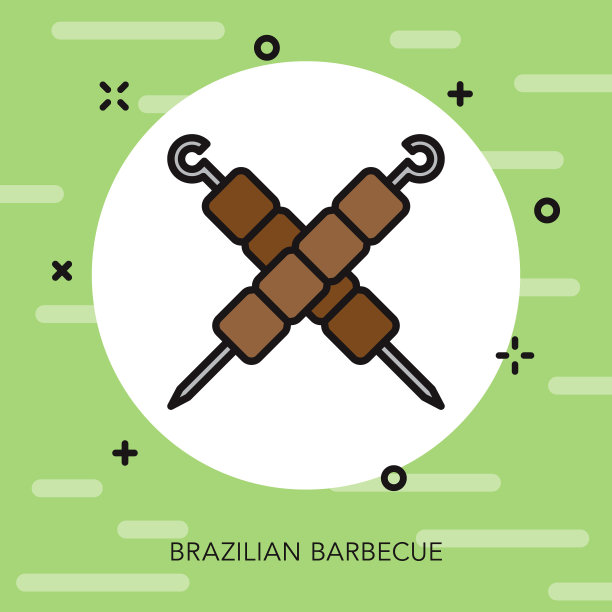 巴西烧烤图标图片下载