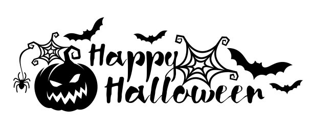 万圣节刻字的海报图片下载
