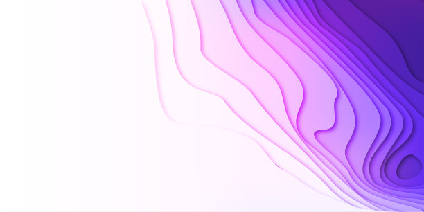 抽象的紫色或蓝色和剪纸背景。图片下载