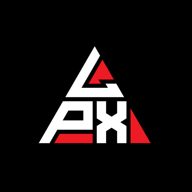 LPX三角形字母logo设计用三角形图片下载