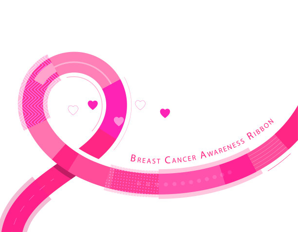 时尚的粉红丝带图片下载