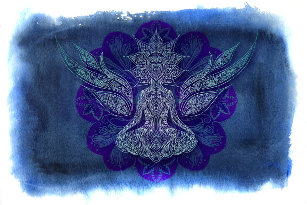 靛蓝的战士图片下载