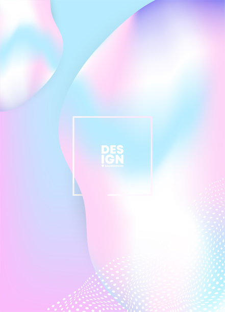 矢量抽象背景与彩色流体梯度形状，液体设计，流动抽象，几何形状组成图片下载