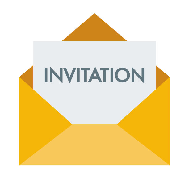 邀请图标上透明的背景图片下载