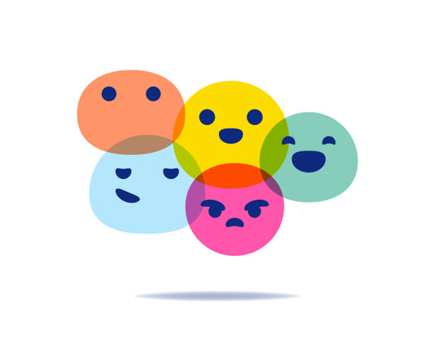 人类情感插画概念图片下载