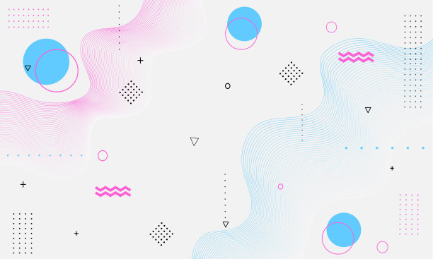 平面设计几何形状背景图片下载