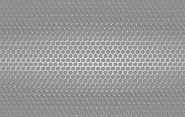 银色阴影金属板与圆网，设计为商业展示，传单，海报，横幅，小册子。图片下载