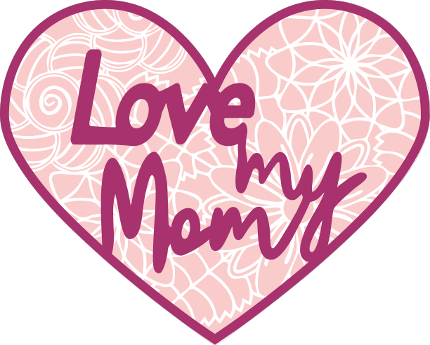 抽象装饰心形三维镂空花边图片下载