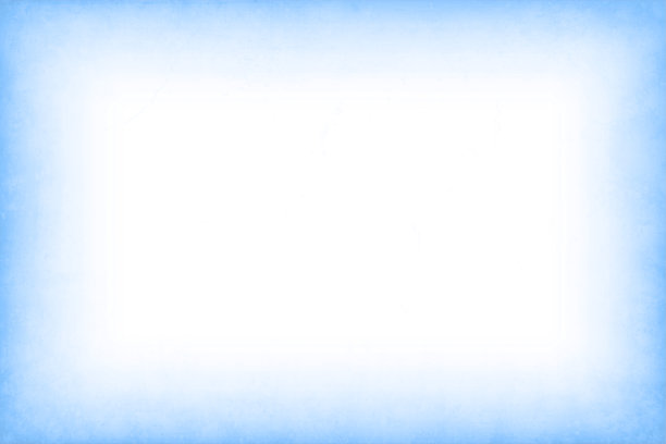 一个空的浅蓝色边框，白色纹理效果垃圾背景的水平矢量插图图片下载