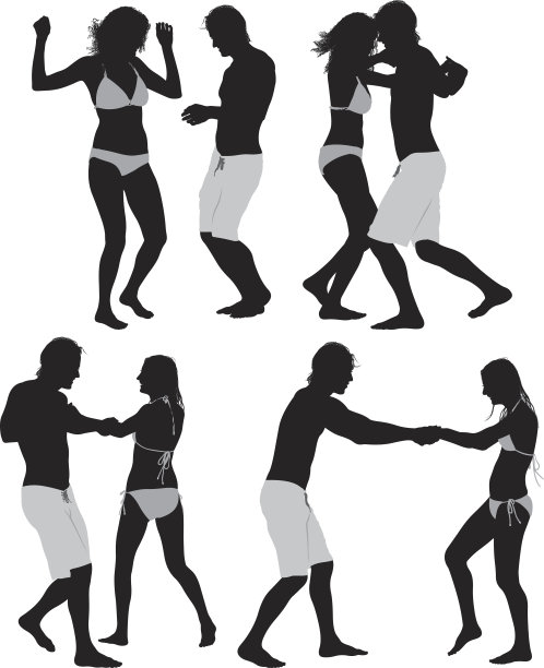 情侣泳装图片下载