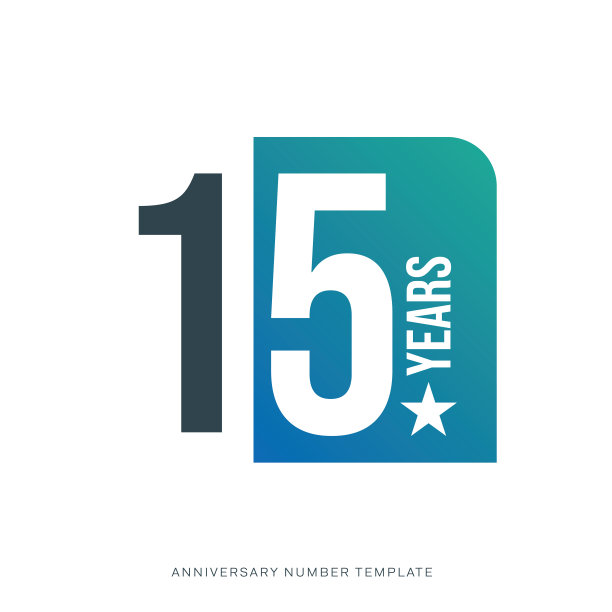 现代周年纪念标志模板孤立，周年纪念图标标签，周年纪念符号股票插图图片下载