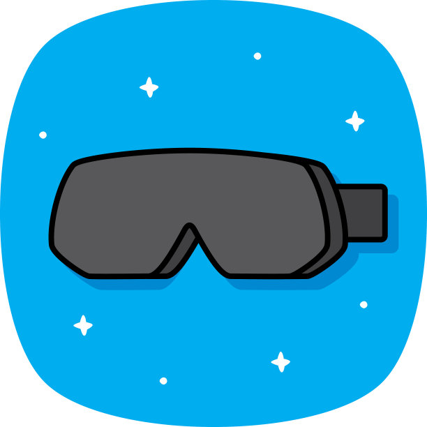 虚拟现实耳机涂鸦图片下载