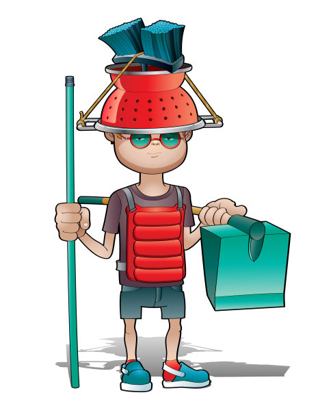 清洁的战士图片下载