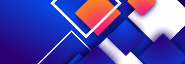 现代蓝色梯度几何方形形状抽象的背景设计为您的企业图片下载