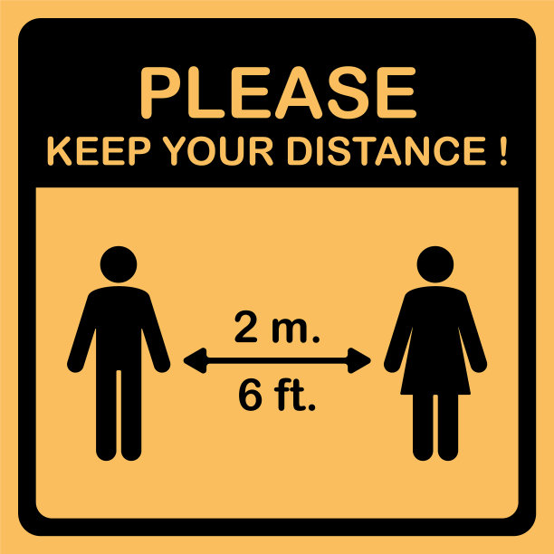 社会距离图片下载