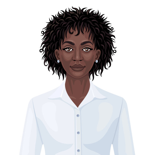 年轻的非洲裔美国女商人图片下载