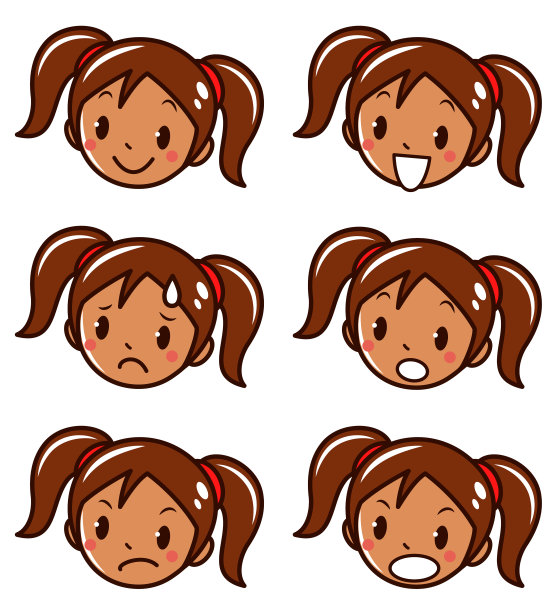 少女表情符号合集图片下载
