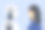年轻女子和机器人面对面图片下载