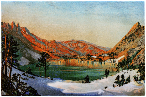 玛丽安湖，洪堡，内华达州图片下载