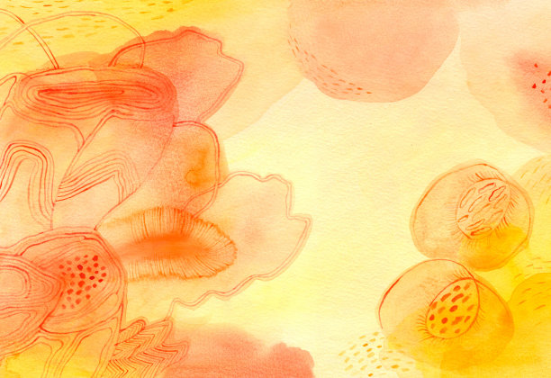 桃子和玫瑰味的水图片下载