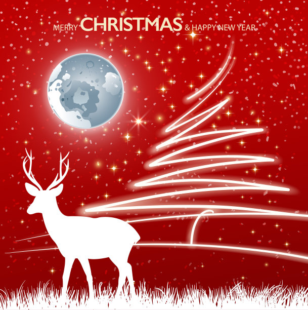 圣诞灯牌图片下载