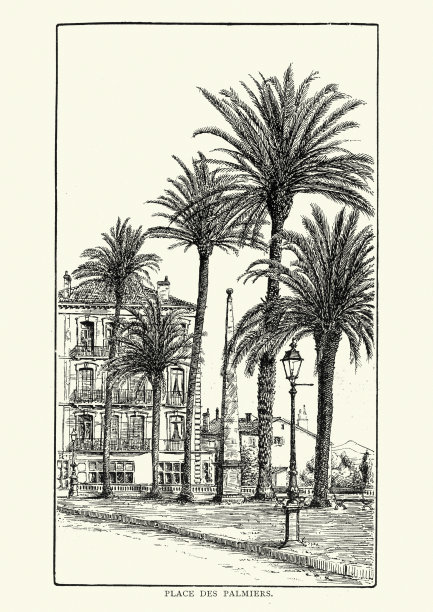 里维埃拉，帕尔米尔广场19世纪图片下载