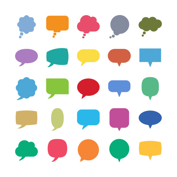 气泡图标图片下载