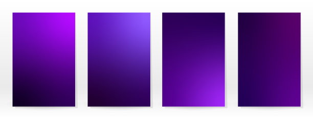 最小海报粉彩柔和的紫罗兰渐变设置图片下载