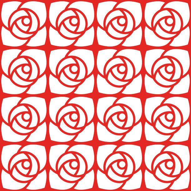 玫瑰无缝图案图片下载